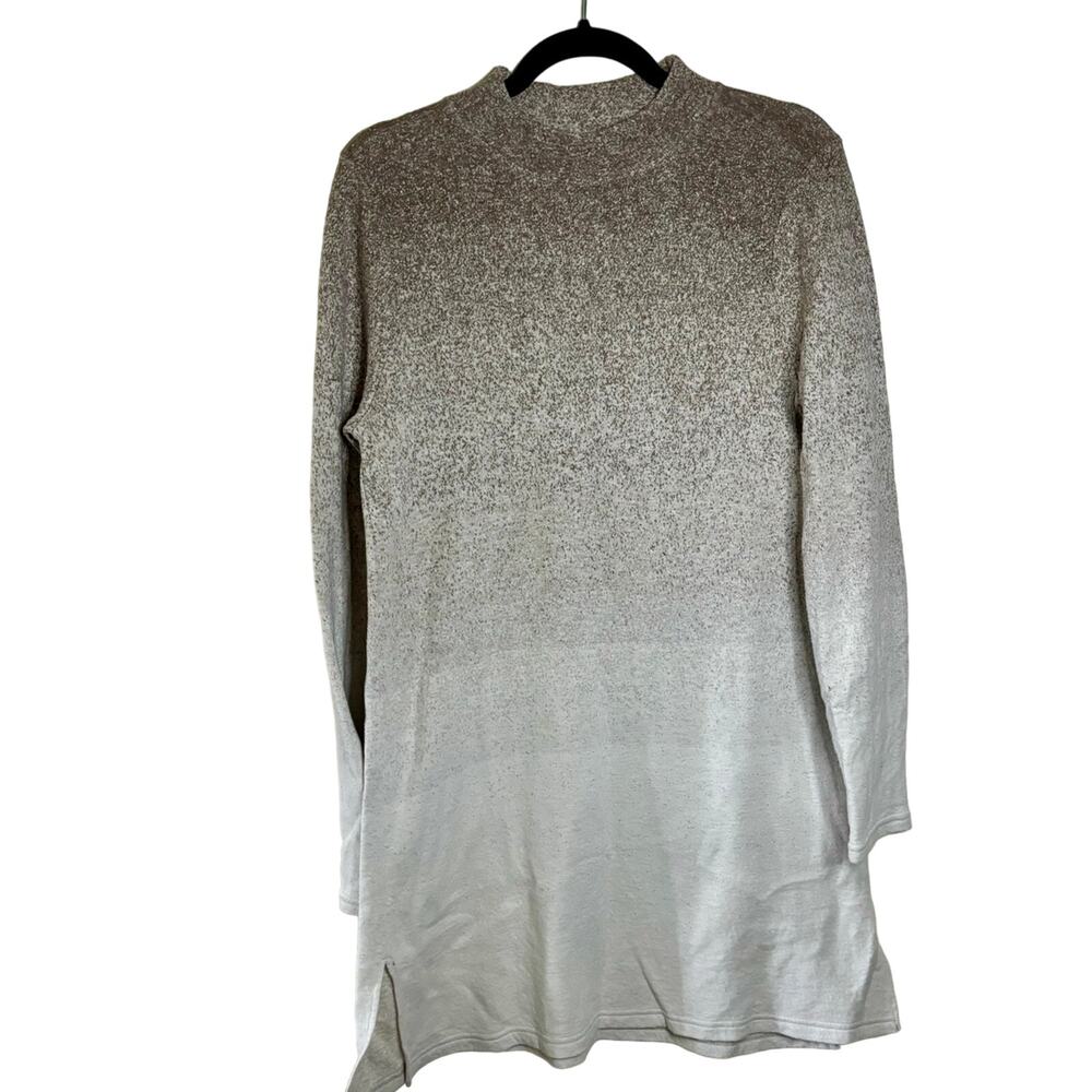 Ombre sparkle mock neck sweater Dress size large